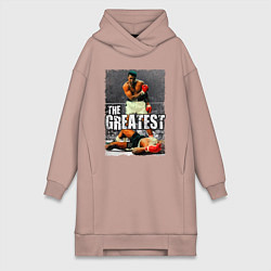 Женская толстовка-платье Мухаммед Али великий