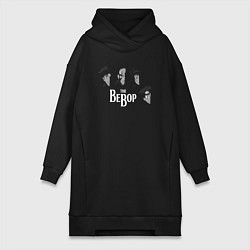 Женское худи-платье The Bebop, цвет: черный
