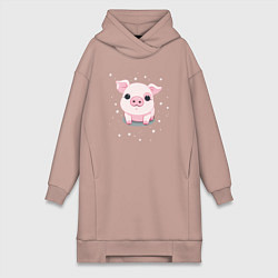 Женская толстовка-платье Пухляш