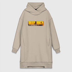Женская толстовка-платье Deep Rock Galactic logo