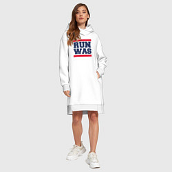 Женское худи-платье Run Washington Wizards, цвет: белый — фото 2