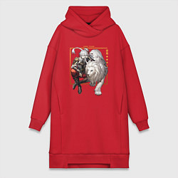 Женская толстовка-платье Jing Honkai