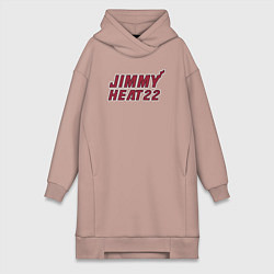 Женское худи-платье Jimmy Heat 22, цвет: пыльно-розовый