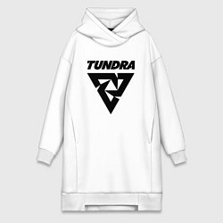 Женская толстовка-платье Tundra esports logo