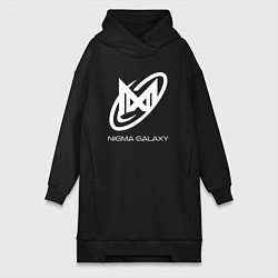 Женская толстовка-платье Nigma Galaxy logo