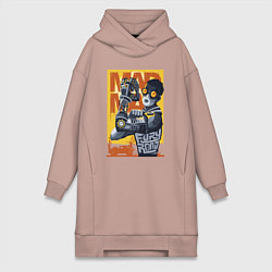 Женская толстовка-платье Безумный Макс - дорога ярости