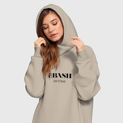 Женское худи-платье EBASH - Работай, цвет: миндальный — фото 2