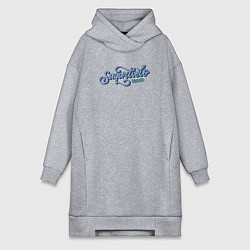 Женская толстовка-платье Saqartvelo Грузия Tbilisi