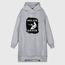 Женская толстовка-платье Tribute to Miles Davis