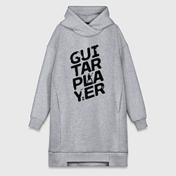 Женская толстовка-платье MoMo - Guitar player черный