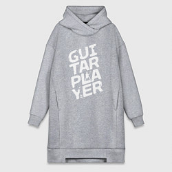 Женская толстовка-платье MoMo - Guitar player белый