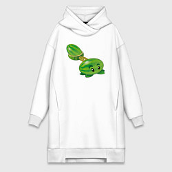 Женская толстовка-платье Арбузик