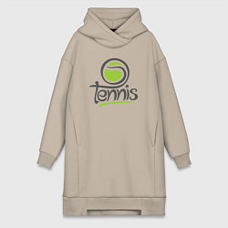 Женская толстовка-платье Tennis ball