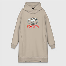 Женская толстовка-платье Toyota sport auto brend