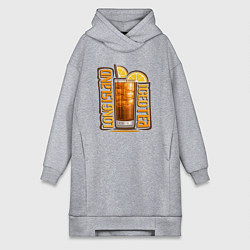 Женская толстовка-платье Лонг айленд