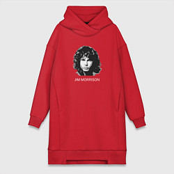 Женская толстовка-платье Tribute to Jim Morrison one