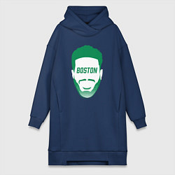 Женское худи-платье Boston Tatum, цвет: тёмно-синий