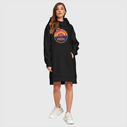 Женское худи-платье Phoenix basketball, цвет: черный — фото 2