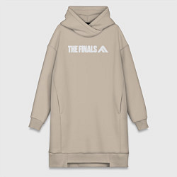 Женская толстовка-платье The finals logo