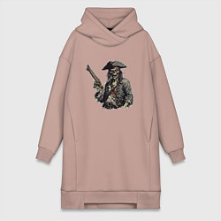 Женская толстовка-платье Призрачный пират