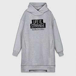 Женское худи-платье Life is Strange Before the Storm, цвет: меланж