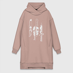 Женская толстовка-платье Horror killers