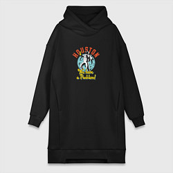 Женское худи-платье Хьюстон, цвет: черный