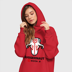 Женское худи-платье Juggernaut Dota 2, цвет: красный — фото 2