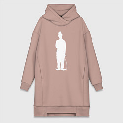 Женская толстовка-платье Чаплин