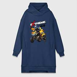 Женская толстовка-платье Quad bike - off road