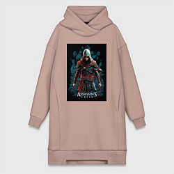 Женская толстовка-платье Assassins creed старый стиль