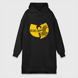 Женская толстовка-платье Wu shaolin logo