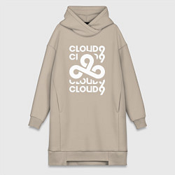 Женская толстовка-платье Cloud9 - in logo