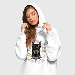 Женское худи-платье Без оков, цвет: белый — фото 2