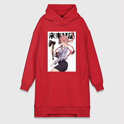Женская толстовка-платье Дневник будущего Юно