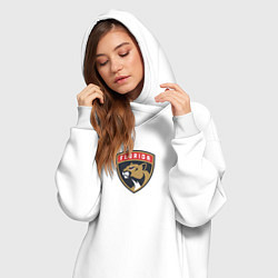 Женское худи-платье Florida Panthers NHL, цвет: белый — фото 2