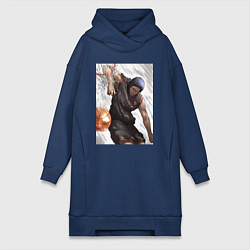 Женская толстовка-платье Баскетбол Куроко Дайки Аоминэ