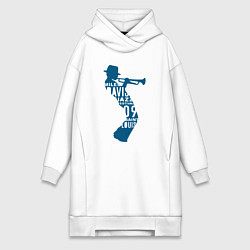 Женская толстовка-платье Miles Davis jazz