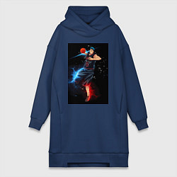 Женская толстовка-платье Баскетбол Куроко Дайки Аоминэ