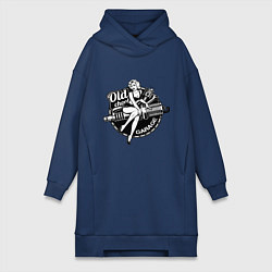 Женская толстовка-платье Old school garage