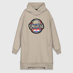 Женская толстовка-платье Хорватия