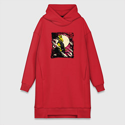 Женская толстовка-платье Пушистый защитник