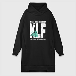 Женская толстовка-платье Klf - What time is love