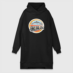 Женское худи-платье Berlin, цвет: черный