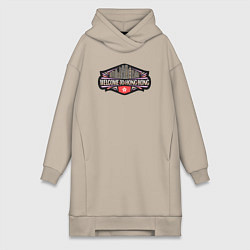 Женская толстовка-платье Добро пожаловать в Гонконг