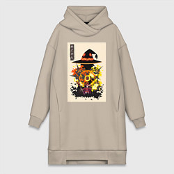 Женская толстовка-платье Этот замечательный мир Мэгумин