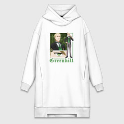 Женская толстовка-платье Темный дворецкий Герман Гринхилл