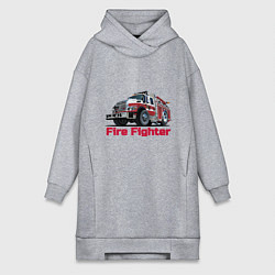 Женская толстовка-платье Fire fighter