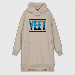 Женское худи-платье Jey Uso yeet wwe, цвет: миндальный