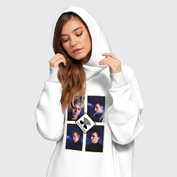 Женское худи-платье Depeche Mode - Masses, цвет: белый — фото 2